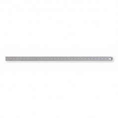 Escala de a�o inox 300 mm - BW 1682