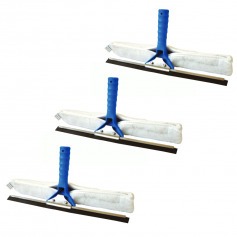 Rodo combinado limpa vidros 45 cm 2 em 1 sem cabo com 3 pe�as - MVCB450