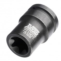 Soquete hexalobular E28 com encaixe de 3/4