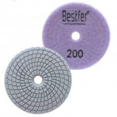 Disco de lixa diamantado costado em pluma 4