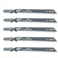L�mina serra tico-tico para madeira 5 pe�as - T111C