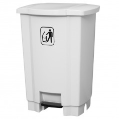 Lixeira plástica 50 litros com pedal Lixeira plástica 50 litros com pedal