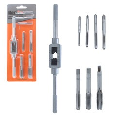 Jogo de macho manual M3 a M12 com vira macho 8 pe�as - BFH3004