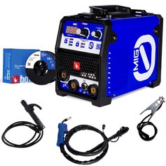 Inversora de solda Mig sem g�s 120A Multiprocesso com acess�rios - MIG0