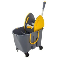Balde espremedor Due 30L amarelo e cinza - Tonk
