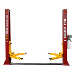 Elevador automotivo 4T sem base double lock monof�sico vermelho - REHI004