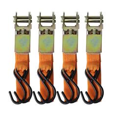 Cinta com catraca para amarra��o de carga capacidade 50 kg 4 pe�as - F-254