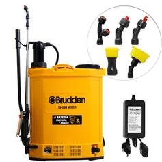 Pulverizador costal a Bateria 12V Manual e Mixer 20 litros com 5 bicos - SS-20B Mixer