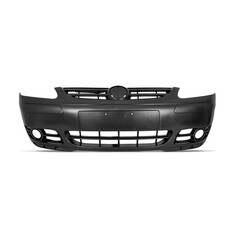 Para-choque Fox 2003 a 2007 dianteiro preto liso com furo para farol - 6432