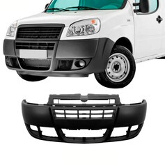 Para-choque Doblo 2010  2016 dianteiro preto com e sem furo para farol - 3508