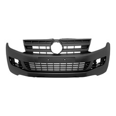 Para-choque Amarok 2010 a 2016 dianteiro preto texturizado com e sem furo - 6500