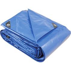 Lona refor�ada de polietileno azul 7 m x 6 m