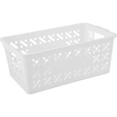 Cesto organizador plástico 30 x 17 x 12 cm Cesto organizador plástico 30 x 17 x 12 cm