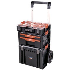 Caixa pl�stica para ferramentas com rodinhas 3 m�dulos - 44941023