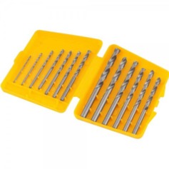 Jogo de brocas a�o r�pido 1,5 mm a 6,5 mm DIN338 com 13 pe�as