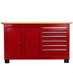 Bancada fechada com 6 gavetas e 2 portas RLL-204