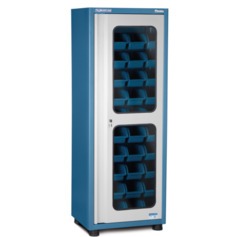 Arm�rio com 40 caixas n� 5 e portas de vidro - AM-48