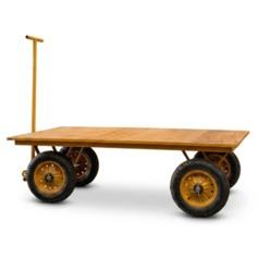 Carro plataforma com tampo em madeira 600 kg - RLL-5802