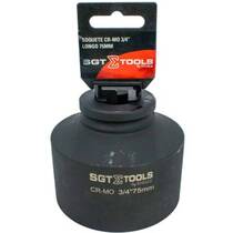 Soquete sextavado de impacto longo 75 mm encaixe 3/4