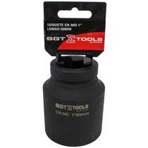 Soquete sextavado de impacto longo 50 mm encaixe 1