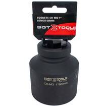 Soquete sextavado de impacto longo 60 mm encaixe 1