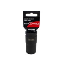 Soquete sextavado de impacto longo 23 mm encaixe 3/4