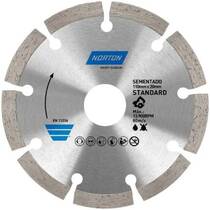 Disco diamantado segmentado 110 mm para concreto e alvenaria - Standard