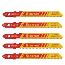 Lâmina serra tico tico 50 mm 14 dentes bimetal multiuso 5 peças - BU214 Lâmina serra tico tico 50 mm 14 dentes bimetal multiuso 5 peças - BU214