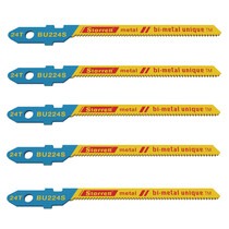 Lâmina serra tico tico cortes curvos 50 mm 24 dentes bimetal para metal 5 peças - BU224S Lâmina serra tico tico cortes curvos 50 mm 24 dentes bimetal para metal 5 peças - BU224S
