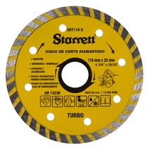 Disco diamantado turbo 110 mm para alvenaria - DDT110-S Disco diamantado turbo 110 mm para alvenaria - DDT110-S