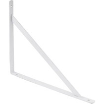 Cantoneira met�lica tipo m�o francesa 20 cm branca