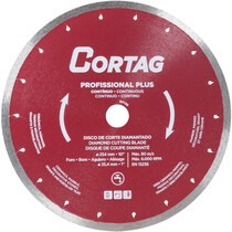 Disco diamantado cont�nuo 254 mm para cer�mica - Profissional Plus