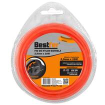 Fio de nylon estrela para ro�adeira 2,0 mm x 10 metros - BFH1767