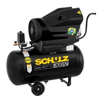 Compressor de ar 10 p�s 50L 2 hp 140 libras com rodas monof�sico Audaz - MCSV 10/50