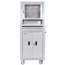 Rack fechado para computador com visor de acr�lico - RLL-89