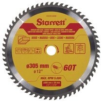 Disco de serra para madeira 305 x 30 mm 60 dentes - CCS305-60DW