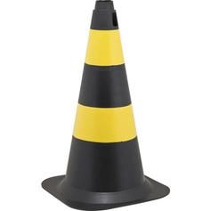 Cone de sinaliza��o com 50 cm com 2 faixas