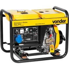 Gerador de energia 3,6 Kva a diesel pot�ncia de 7 hp monof�sico 4 tempos - GDV3600