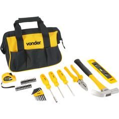 Jogo de ferramentas com 35 pe�as e bolsa