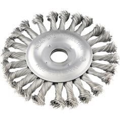 Escova de a�o inox circular torcida 4.1/2