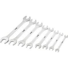 Jogo de chave fixa 6 a 22 mm 8 peças com suporte plástico Jogo de chave fixa 6 a 22 mm 8 peças com suporte plástico