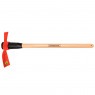 Picareta em a�o tamanho 4 com cabo de madeira 90 cm - Chibanca