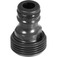 Conector pl�stico macho para engate r�pido 1/2