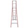 Escada de fibra de vidro 8 x 13 degraus 2,40 x 4,15 m modelo multiuso - FMU-8/13