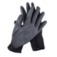 Luva de poli�ster com poliuretano preta tamanho G