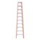 Escada tesoura dupla em fibra de vidro 10 degraus 3 m - ESC10300
