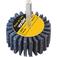 Roda de lixa 80 mm x 30 mm com haste gr�o 60 - 1271803060