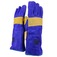 Luva de raspa para solda com refor�o 15 cm azul