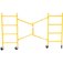 Andaime dobr�vel port�til com 4 rod�zios