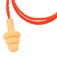 Protetor auditivo de silicone tipo plug com cord�o